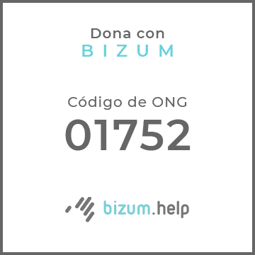 Donar con Bizum - Código de ONG 01752